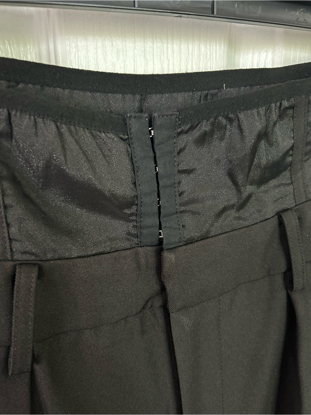 Commense High-Waist Wide Leg Black Trousers (NEVER WORN) - Picture 6 of 8